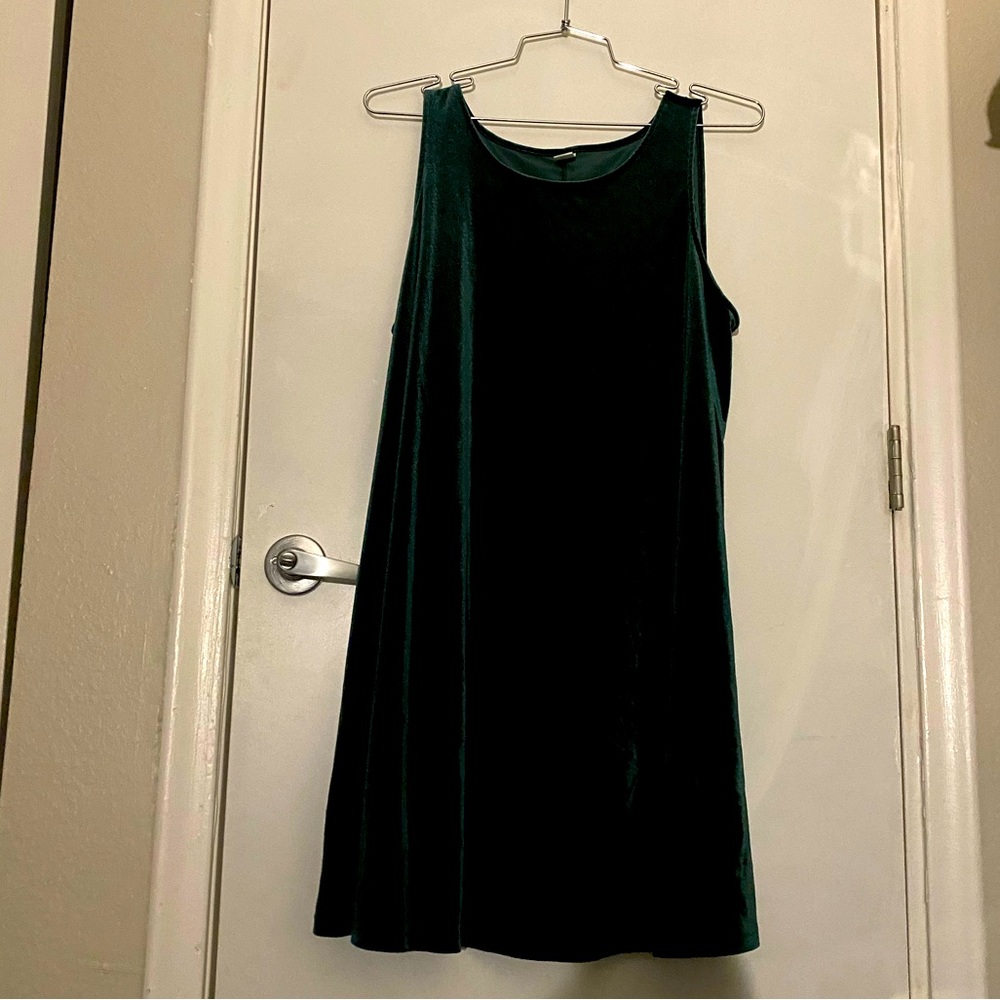 Green Velvet dress - Old Navy